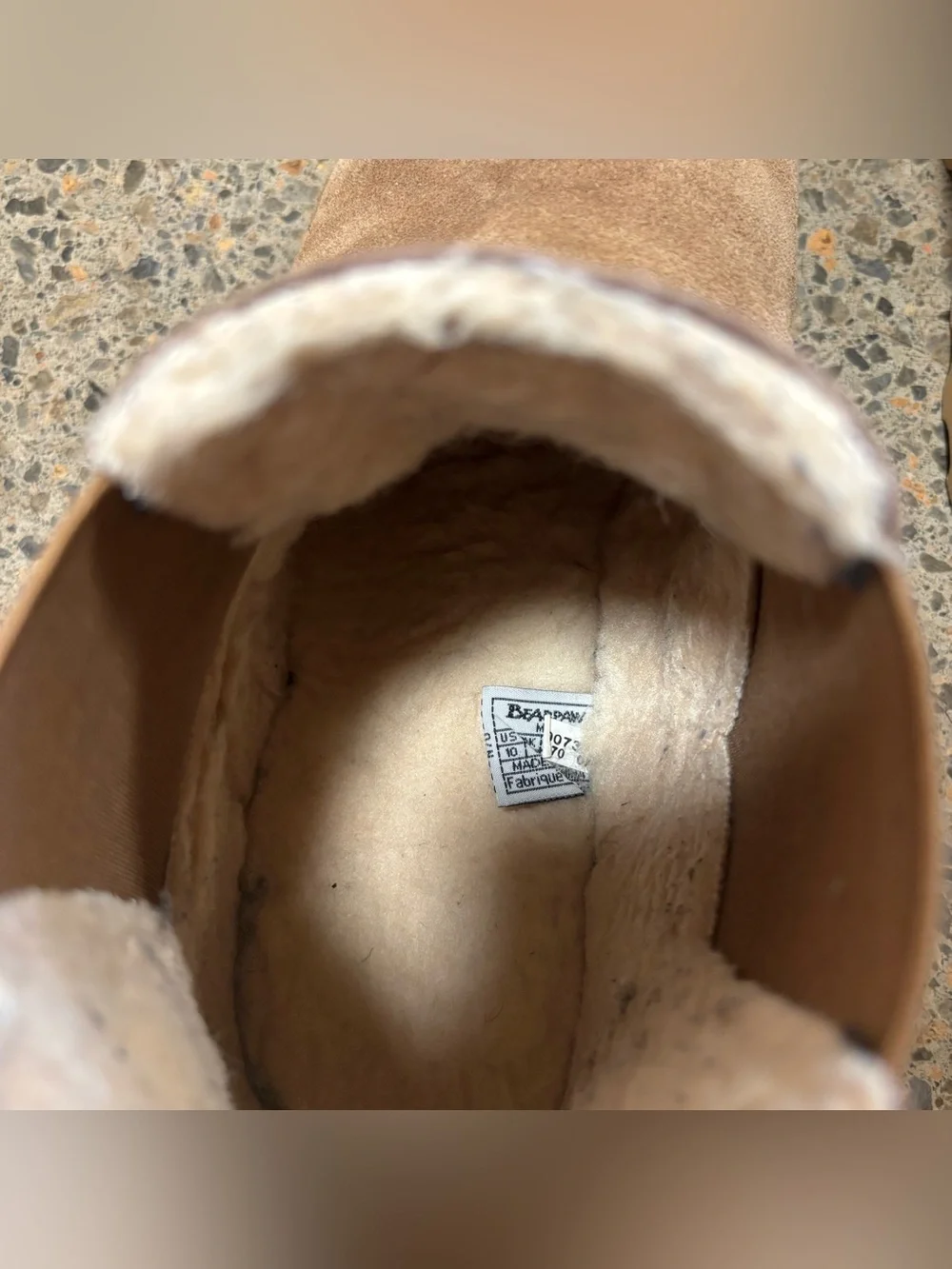 BearPaw Marcus Slip On Boots (Mens 10) Winter, Fall, Ugg, Tan, Khaki, Brown